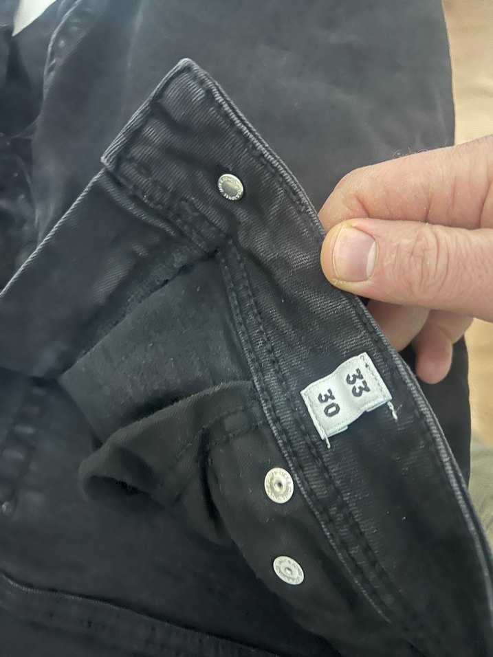 Jack jones 33 beden Siyah Düğmeli Erkek Kot Pantolon - Görsel 4