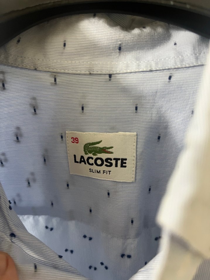 Lacoste Gri Uzun Kollu Erkek Gömlek - Görsel 3