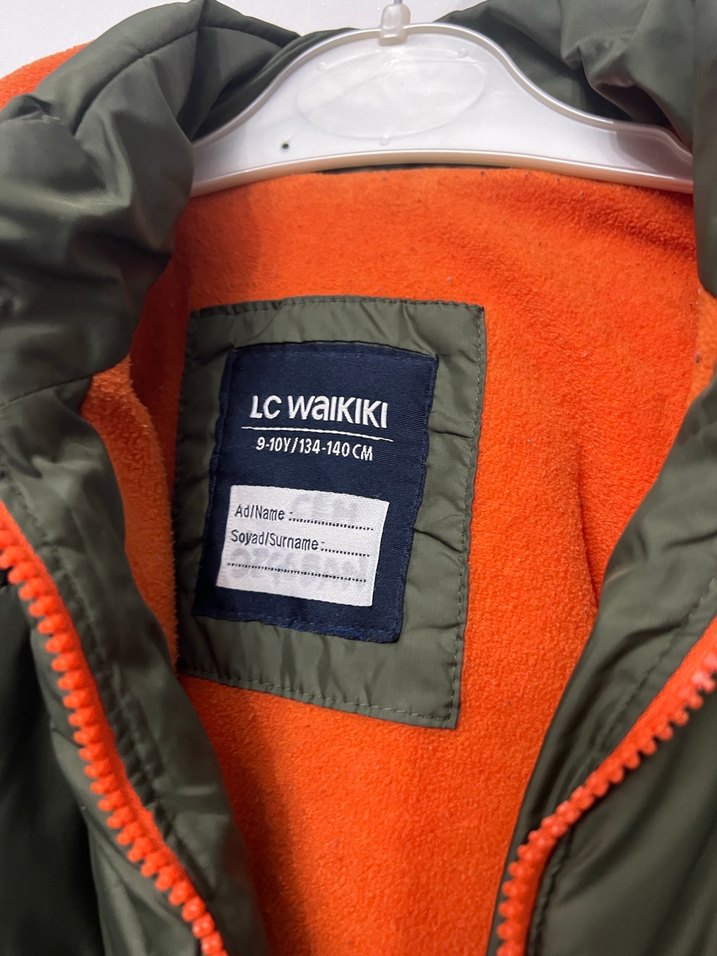 LCW Mont yirtigi var Erkek Çocuk Haki Fermuarlı Mont - Görsel 2