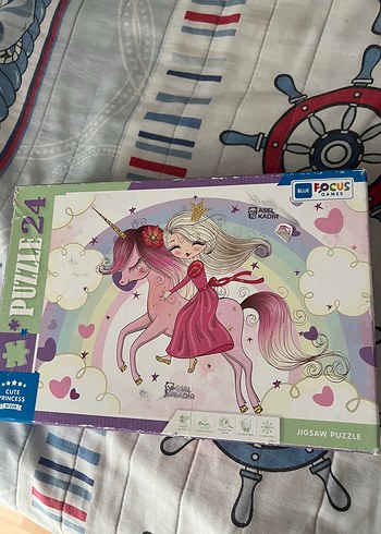 24 Parça Pembe Prenses Puzzle