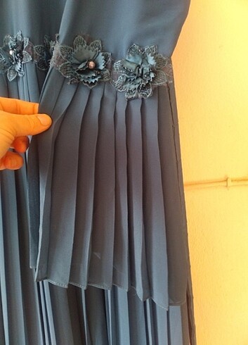 Tesettür abiye elbise - Görsel 4