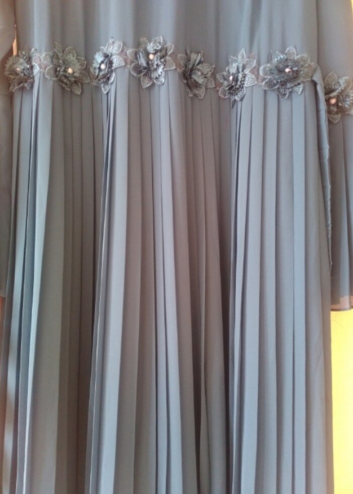 Tesettür abiye elbise - Görsel 3