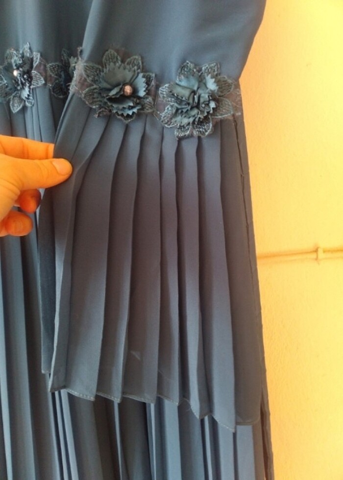 Tesettür abiye elbise - Görsel 4