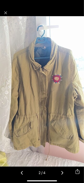 l Beden Vintage astarlı ceker