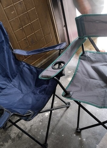 Temiz kamp sandalyesi 