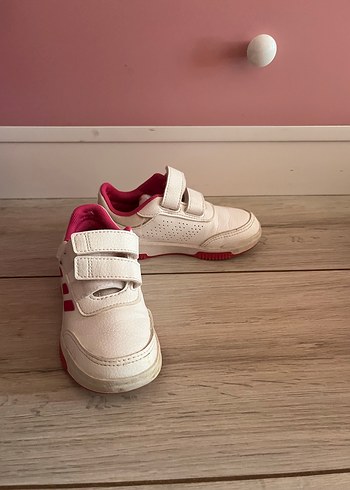 Adidas Kız Çocuk Beyaz Cırt Cırtlı Spor Ayakkabı - Görsel 4