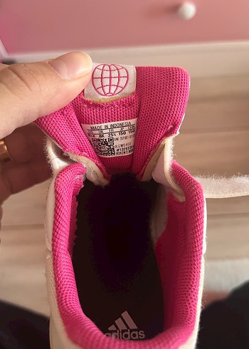 Adidas Kız Çocuk Beyaz Cırt Cırtlı Spor Ayakkabı - Görsel 6