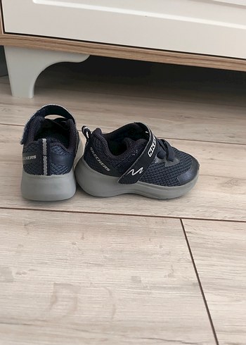 Skechers Erkek Çocuk Gri-Mavi Spor Ayakkabı - Görsel 3