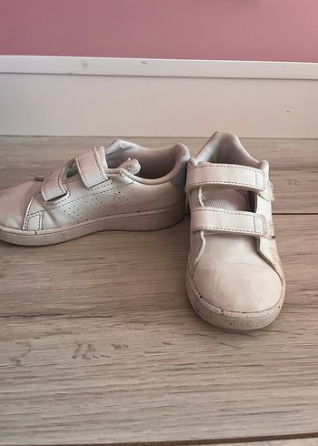 Adidas Kız Çocuk Beyaz Cırt Cırtlı Spor Ayakkabı - Görsel 3