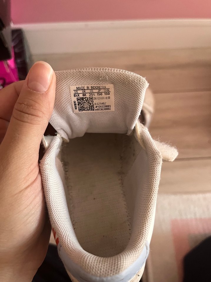 Adidas Kız Çocuk Beyaz Cırt Cırtlı Spor Ayakkabı - Görsel 4