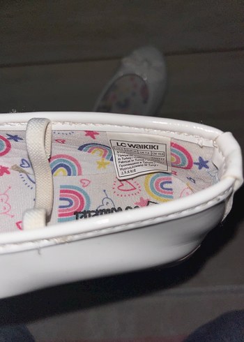 Fiyonklu Beyaz Kız Çocuk Babet Ayakkabı - Görsel 4