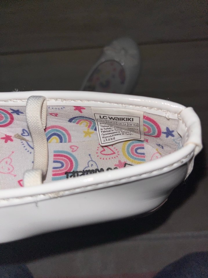 Fiyonklu Beyaz Kız Çocuk Babet Ayakkabı - Görsel 4