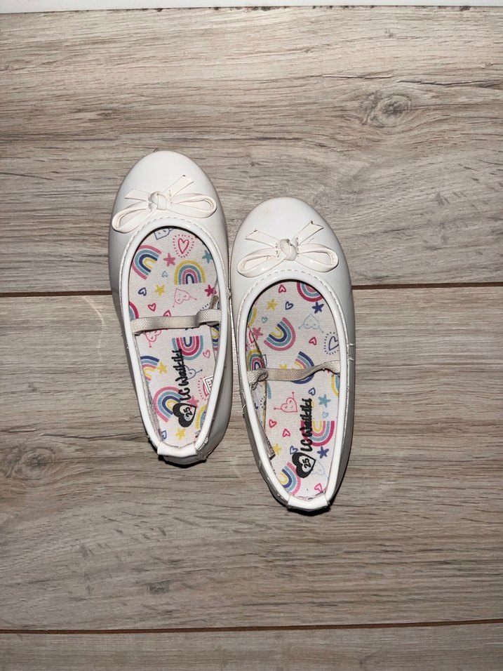 Fiyonklu Beyaz Kız Çocuk Babet Ayakkabı - Görsel 3