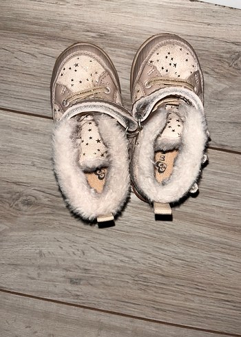 Kız Çocuk Bej Kürklü Bot - Görsel 4