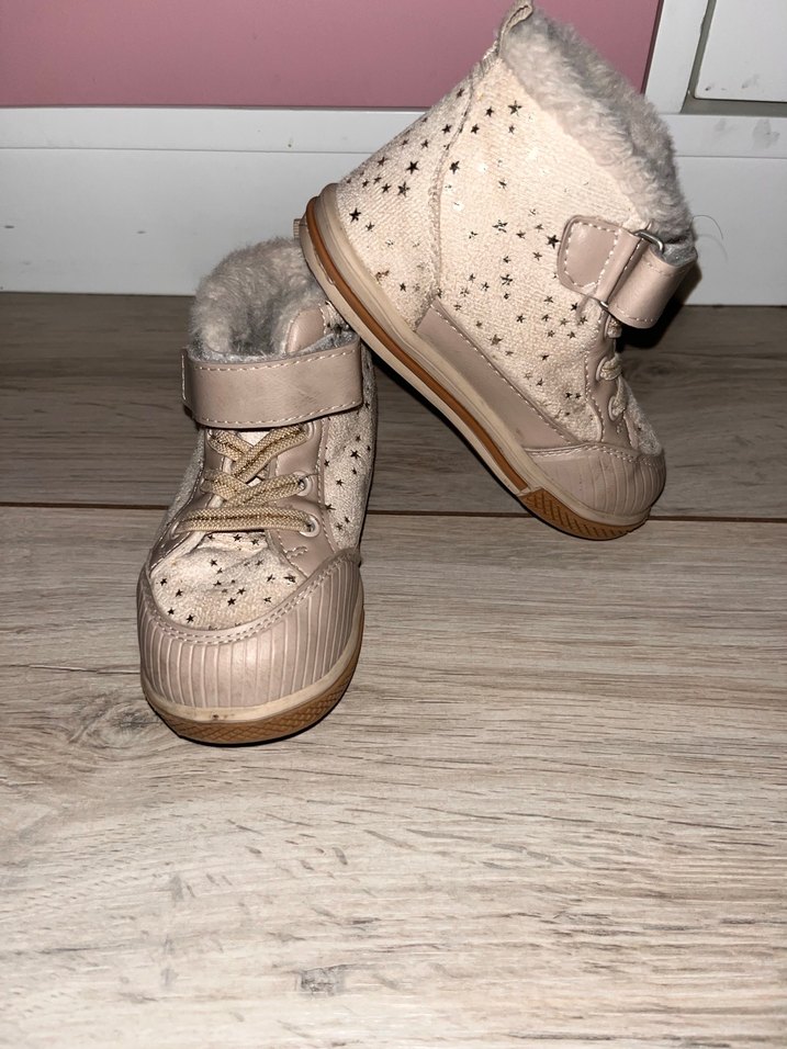 Kız Çocuk Bej Kürklü Bot - Görsel 5