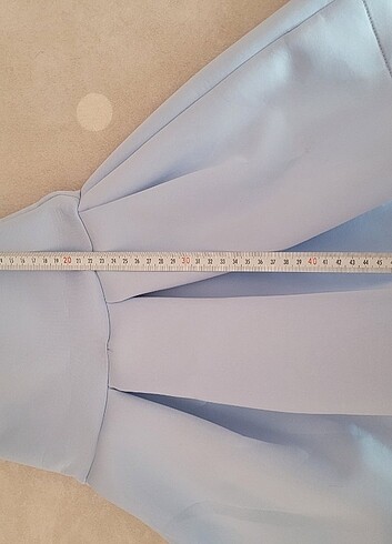 Kız çocuk buz mavisi elbise - Görsel 7