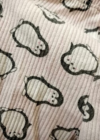 12-18 Ay Beden pembe Renk Kız bebek pijama takımı 