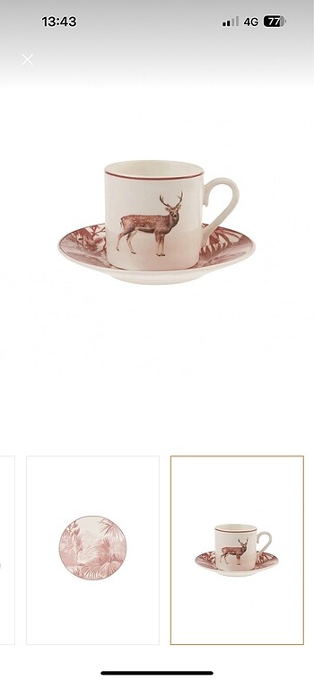 KARACA JUNGLE 6 KİŞİLİK FİNCAN TAKIMI - Görsel 7