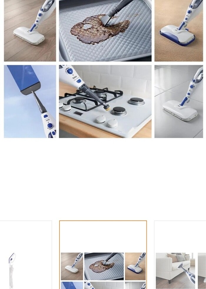 FAKİR ALİNA CLEAN ÇOK FONKSİYONLU BUHARLI TEMİZLEYİCİ - Görsel 4