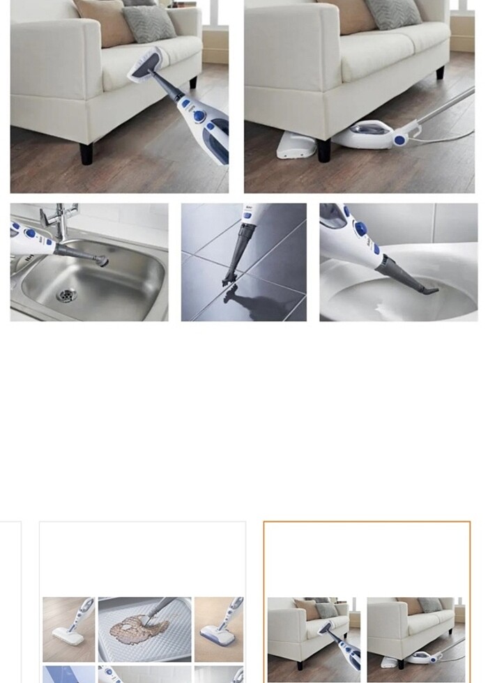 FAKİR ALİNA CLEAN ÇOK FONKSİYONLU BUHARLI TEMİZLEYİCİ - Görsel 5