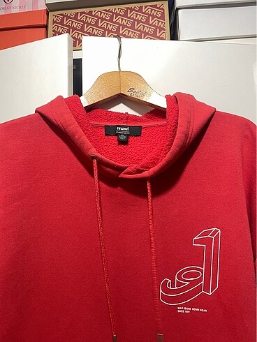 xl Beden Mavi oversize sweatshirt