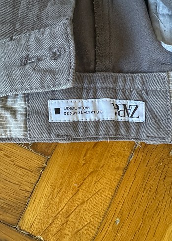 Zara Bej Erkek Denim Pantolon