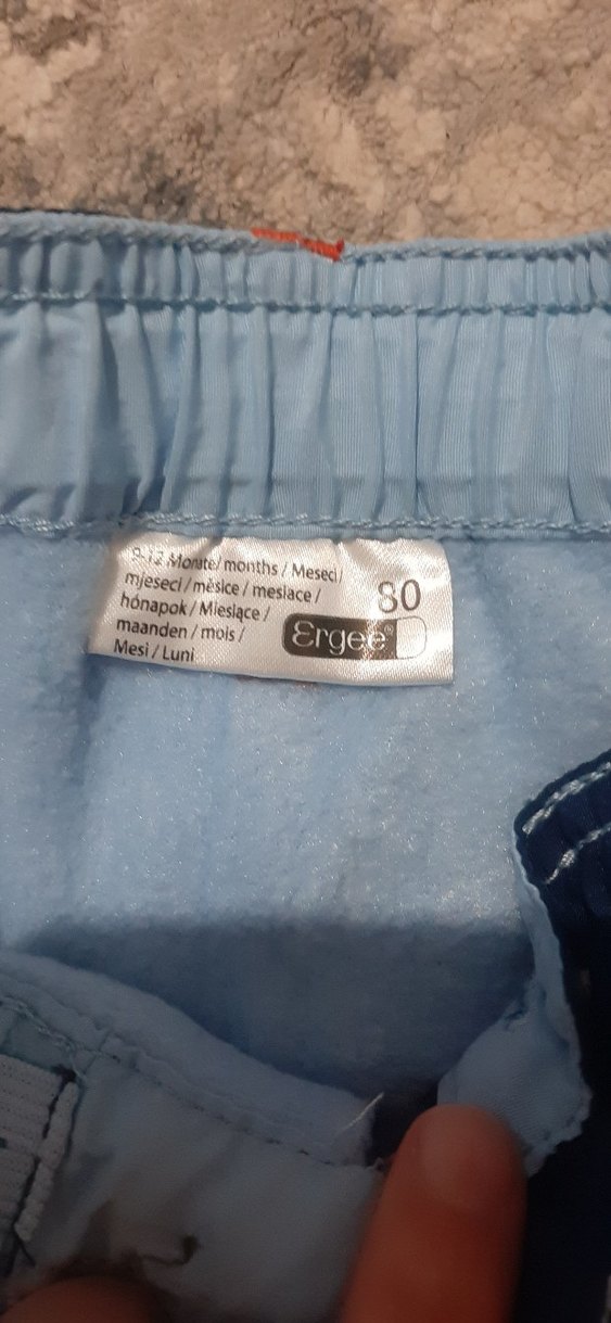Erkek Çocuk Mavi Düğmeli Denim Pantolon - Görsel 3