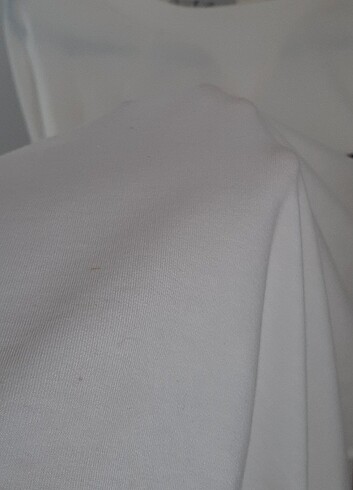 Beyaz verrsize  sweatshirt - Görsel 5