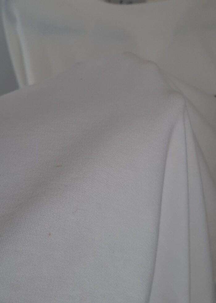 Beyaz verrsize  sweatshirt - Görsel 5