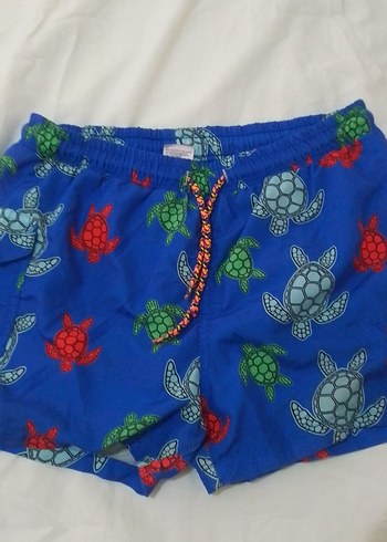 s Beden Renkli Tie-Dye Desenli Erkek Mini Şort ikili olarak 60 TL