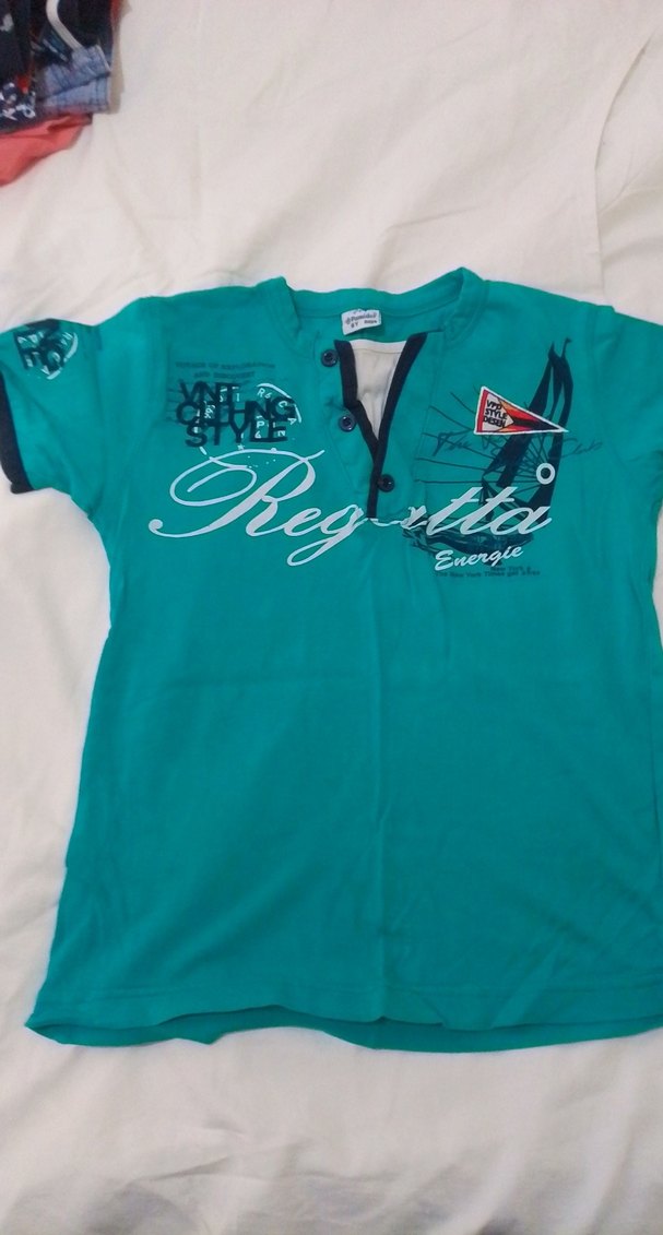 Erkek Gri ve yeşil Kısa Kollu Polo Tişörtikili alım 50tl - Görsel 4