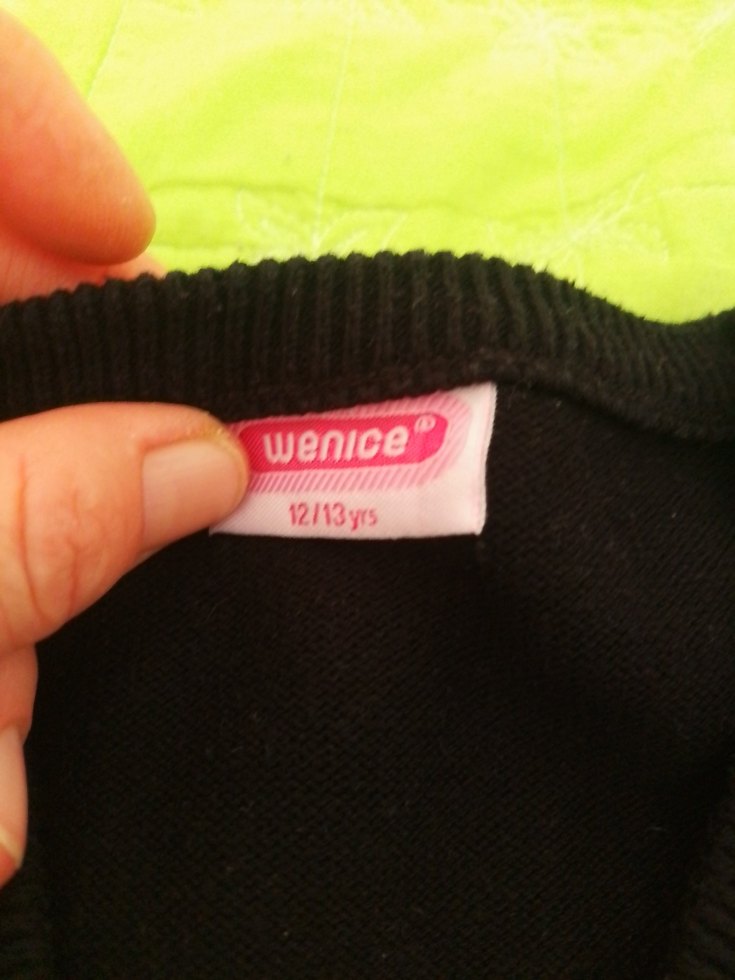 Siyah Örgü erkek çocuk  Süveter - Görsel 3