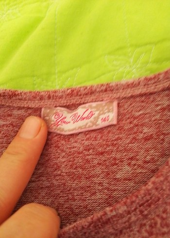 Kızlar için Renkli Baskılı Bohem Sweatshirt - Görsel 3