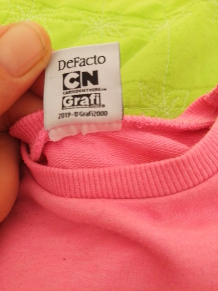 Kız Çocuk Pembe Uzun Kollu Baskılı Sweatshirt - Görsel 5