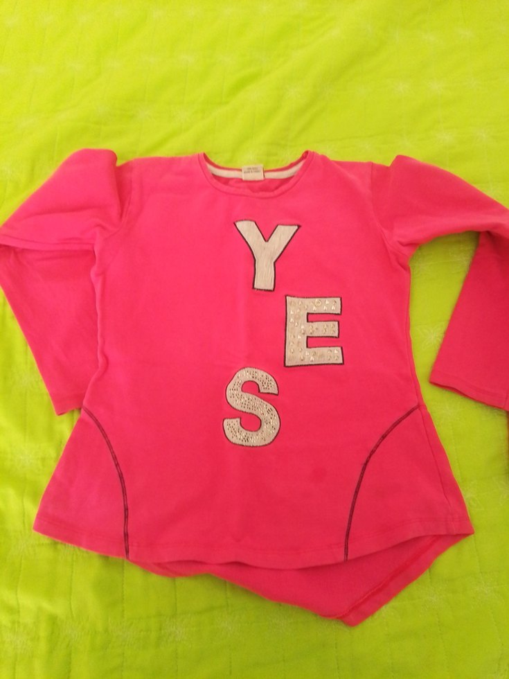 Kız Çocuk Pembe Baskılı Sweatshirt 2 di birlikte 50 TL - Görsel 2