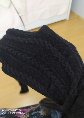 Siyah Desenli Kilot Çorap - Görsel 3