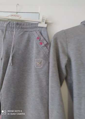 Gri  Kız Eşofman Takımı - Görsel 9