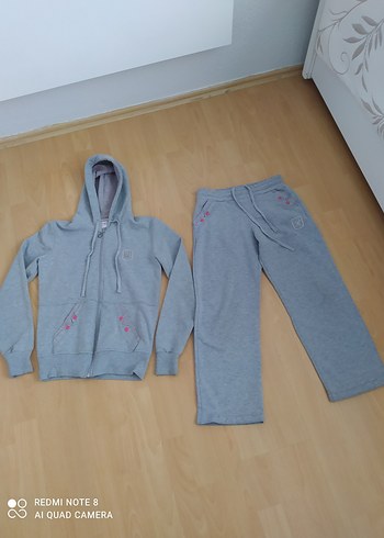 Gri  Kız Eşofman Takımı - Görsel 7