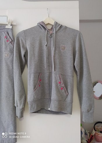 Gri  Kız Eşofman Takımı - Görsel 4