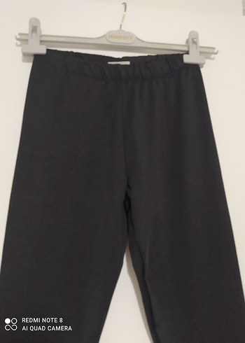 Kızlar için Siyah Street Wear Tayt - Görsel 4