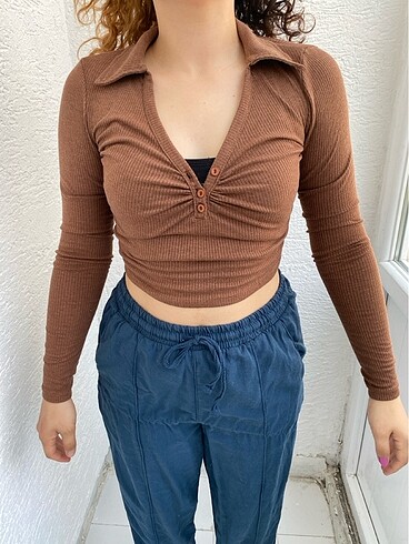 Kadın Uzun Kollu Crop