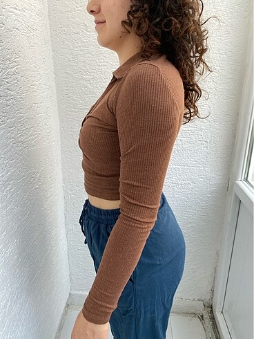 Diğer Kadın Uzun Kollu Crop
