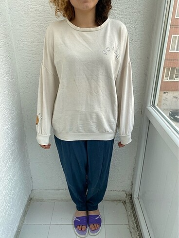 Kadın Sweatshirt Arma Life M Beden