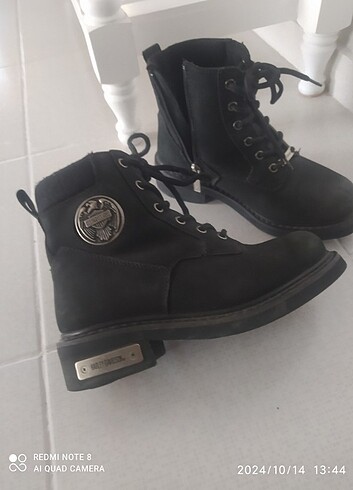 Harley Davidson Harley nubuk deri bot