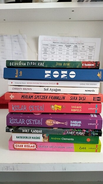 Momo, Olduğun yerde kal,kaybedenler kulübü Hikaye kitabı 