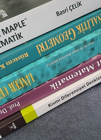 Lisans matematik kitapları