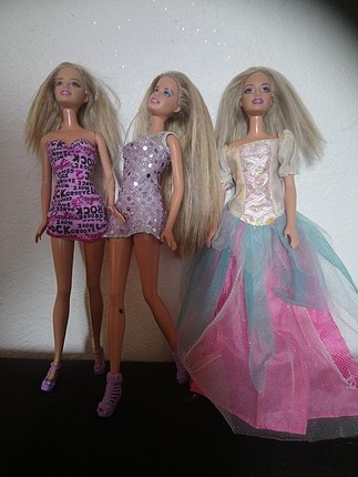 barbie 3 lü fırsat oyuncak bebek