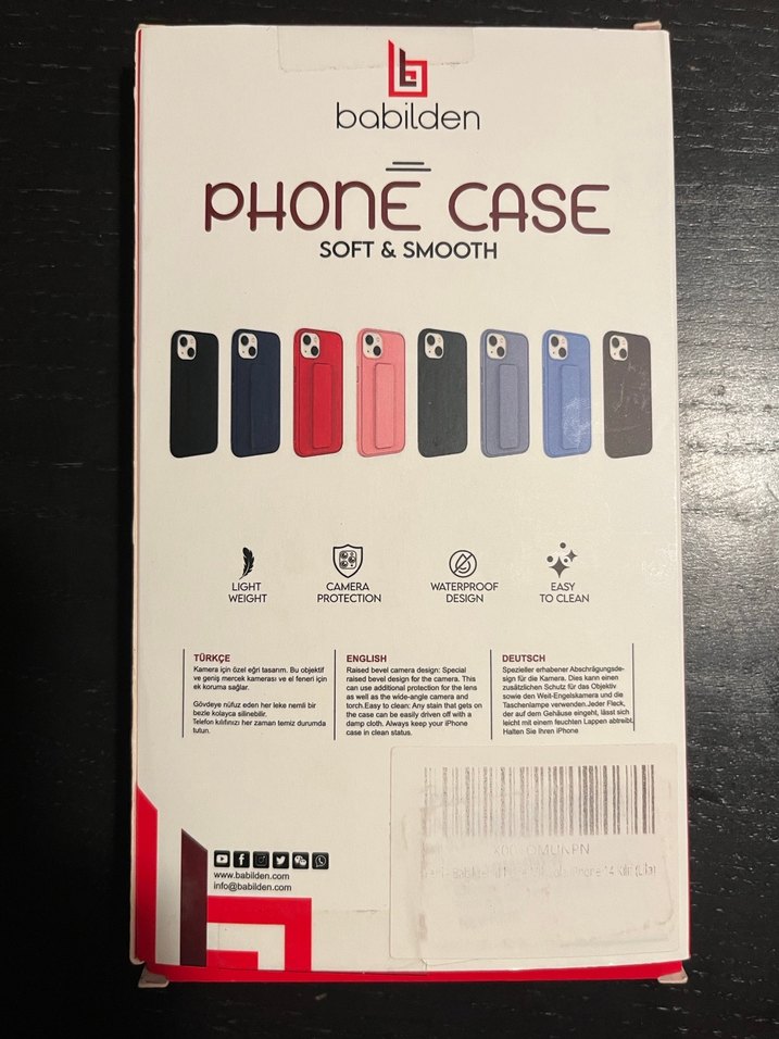 İphone 13 Lila Standlı Kılıf - Görsel 2