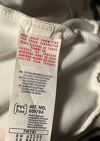 Puma Beyaz Siyah Biyeli Fermuarlı Spor Ceket - Görsel 5