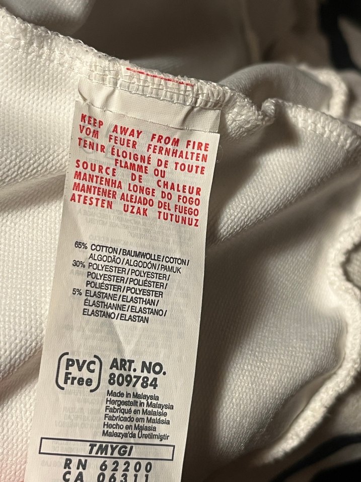 Puma Beyaz Siyah Biyeli Fermuarlı Spor Ceket - Görsel 5